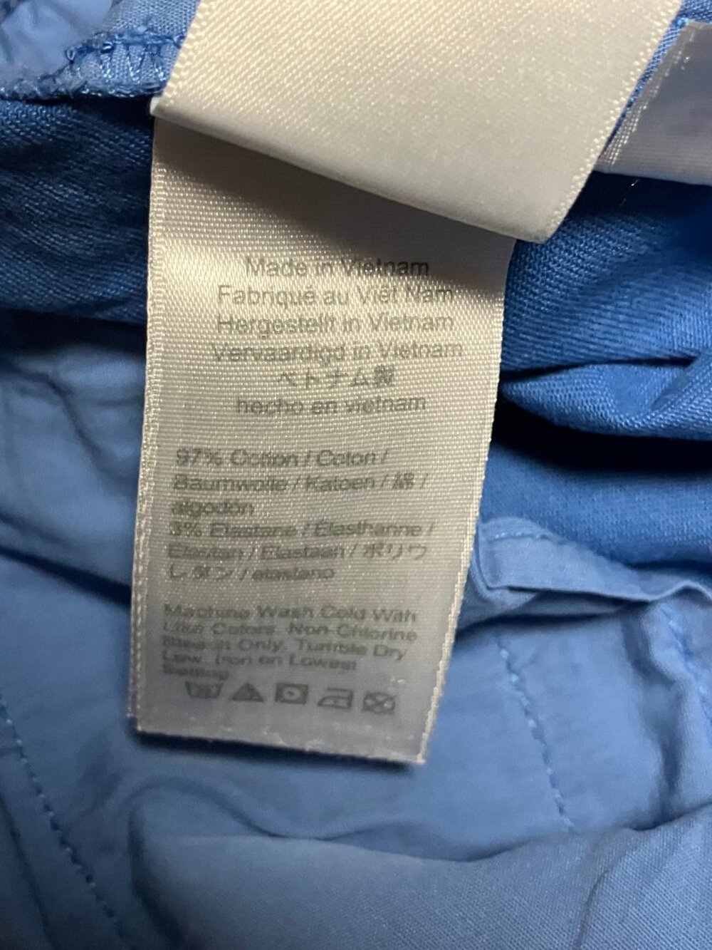 J. Crew Royal Blue Stretch Cotton 4" Chino Shorts, Size 4, Mid Rise - Picture 5 of 6